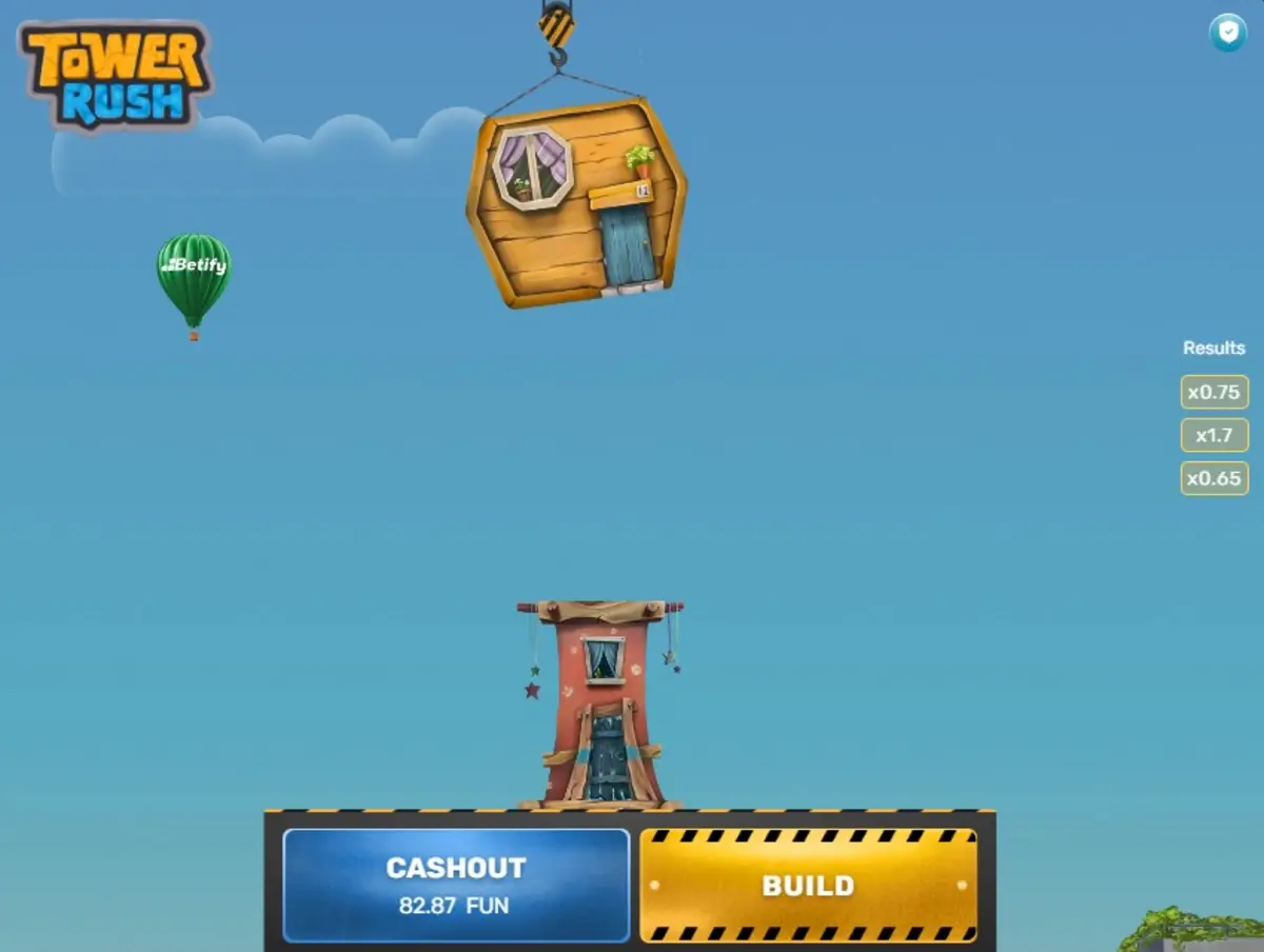 Tower Rush tower avec étages de multiplicateurs