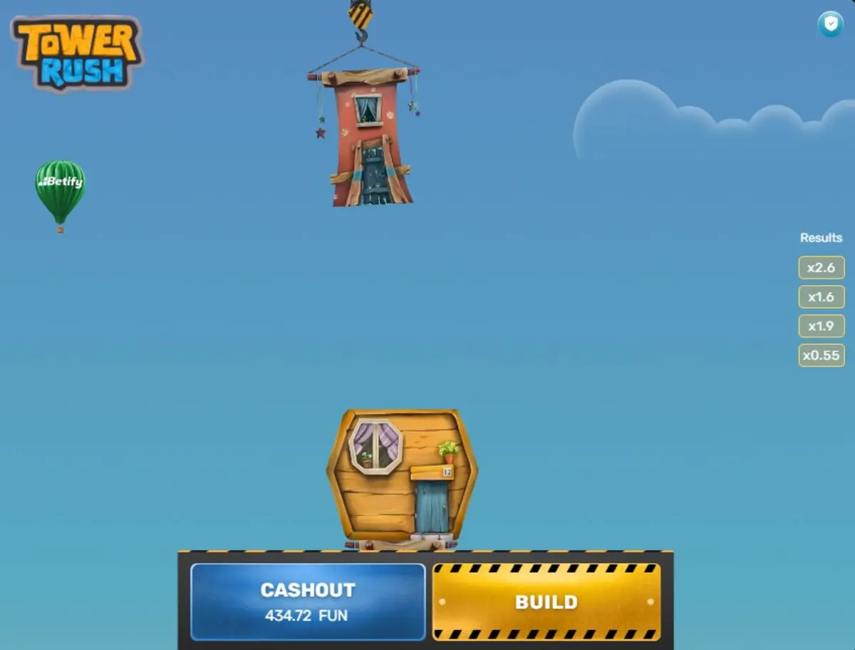 Tower Rush multiplicateurs élevés en jeu